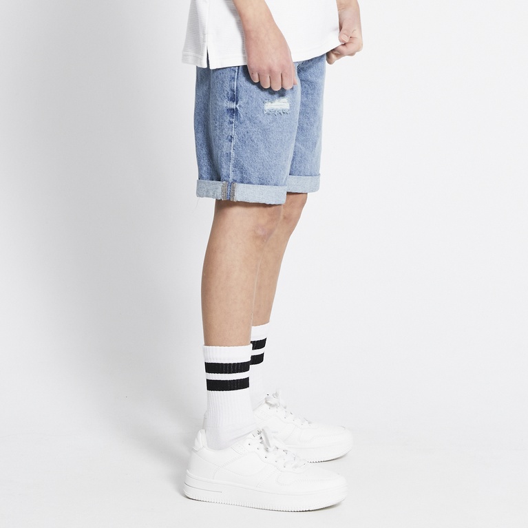 Denim Shorts "New shorty star" Light heavy worn